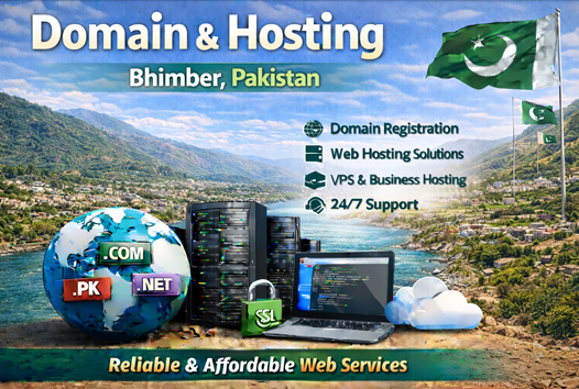 Domain and Hosting Bhimber Pakistan