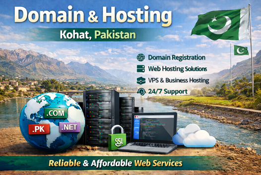 Domain and Hosting Kohat Pakistan