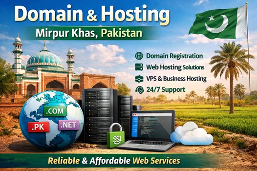 Domain and Hosting Mirpur Khas Pakistan