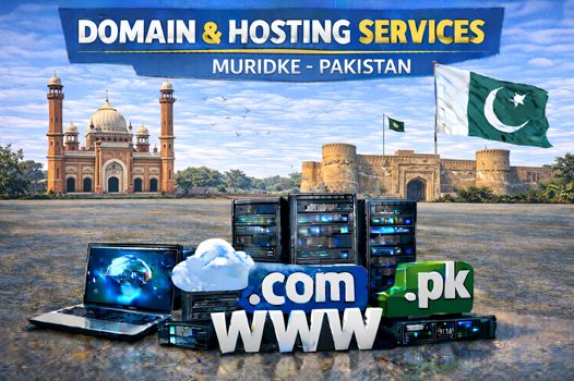 Domain and Hosting Muridke Pakistan