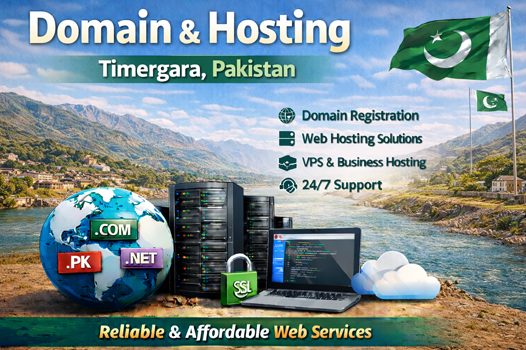 Domain and Hosting Timergara Pakistan